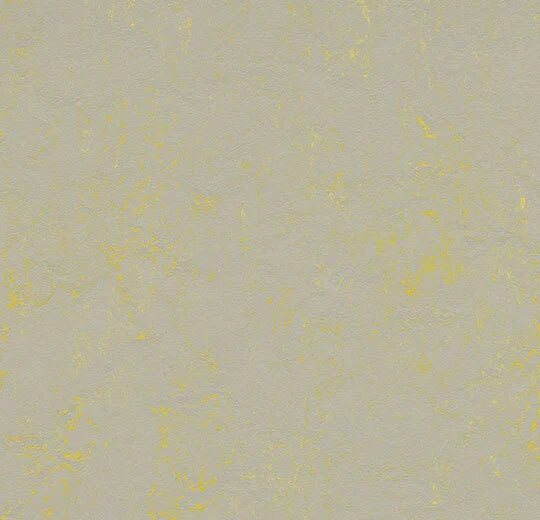 Marmoleum Concrete Yellow Shimmer 3733 linoleum sheet swatch