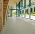 Marmoleum Terra Alpine Mist 5802 commercial linoleum room scene