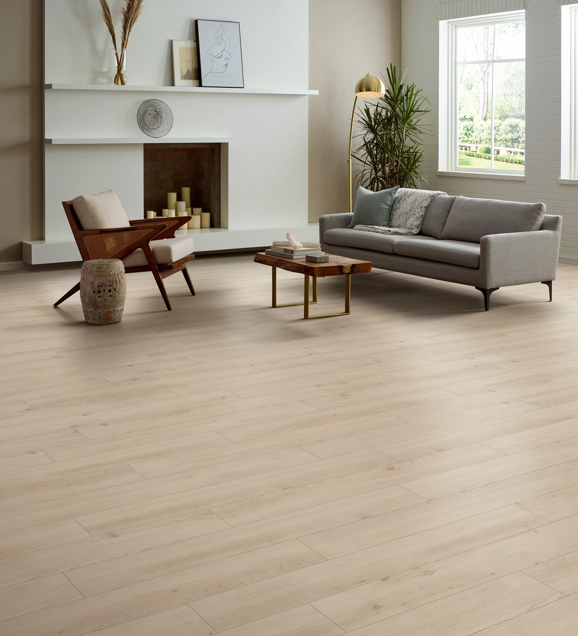 Shaw Floorte Pro Allegiance + Acc Galleria Pine room scene