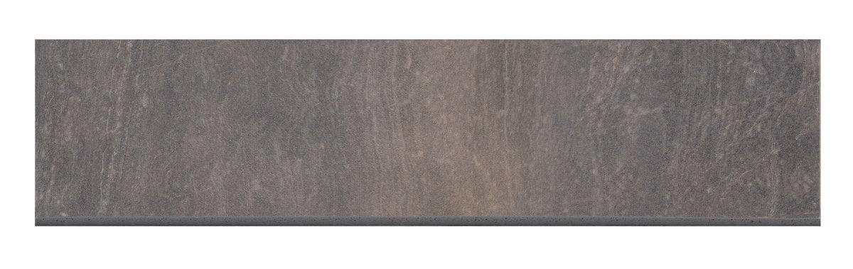 Shaw Trace Bullnose Polished Porcelain Tile Gunmetal