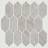 Shaw Trace Picket Mosaic Polished Porcelain Tile Pearl
