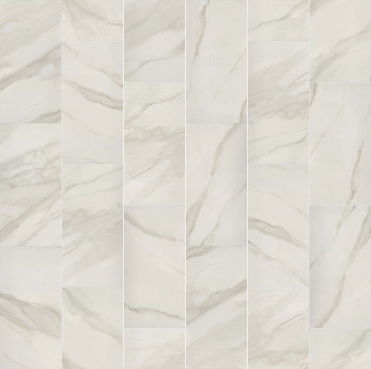 Shaw Serene Matte Porcelain Tile 12x24 Bianco Covelano