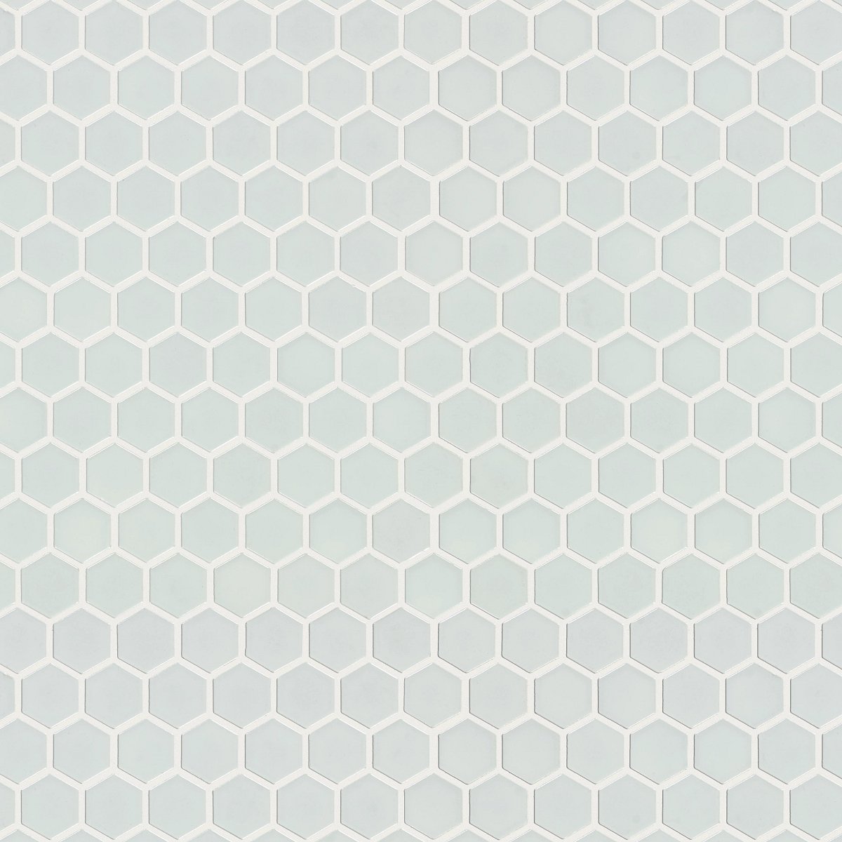 Shaw Grandeur 2" Hex Matte Mosaic Porcelain Tile White