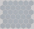 Shaw Grandeur 2" Hex Matte Mosaic Porcelain Tile Glacier