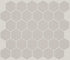 Shaw Grandeur 2" Hex Matte Mosaic Porcelain Tile Warm Grey