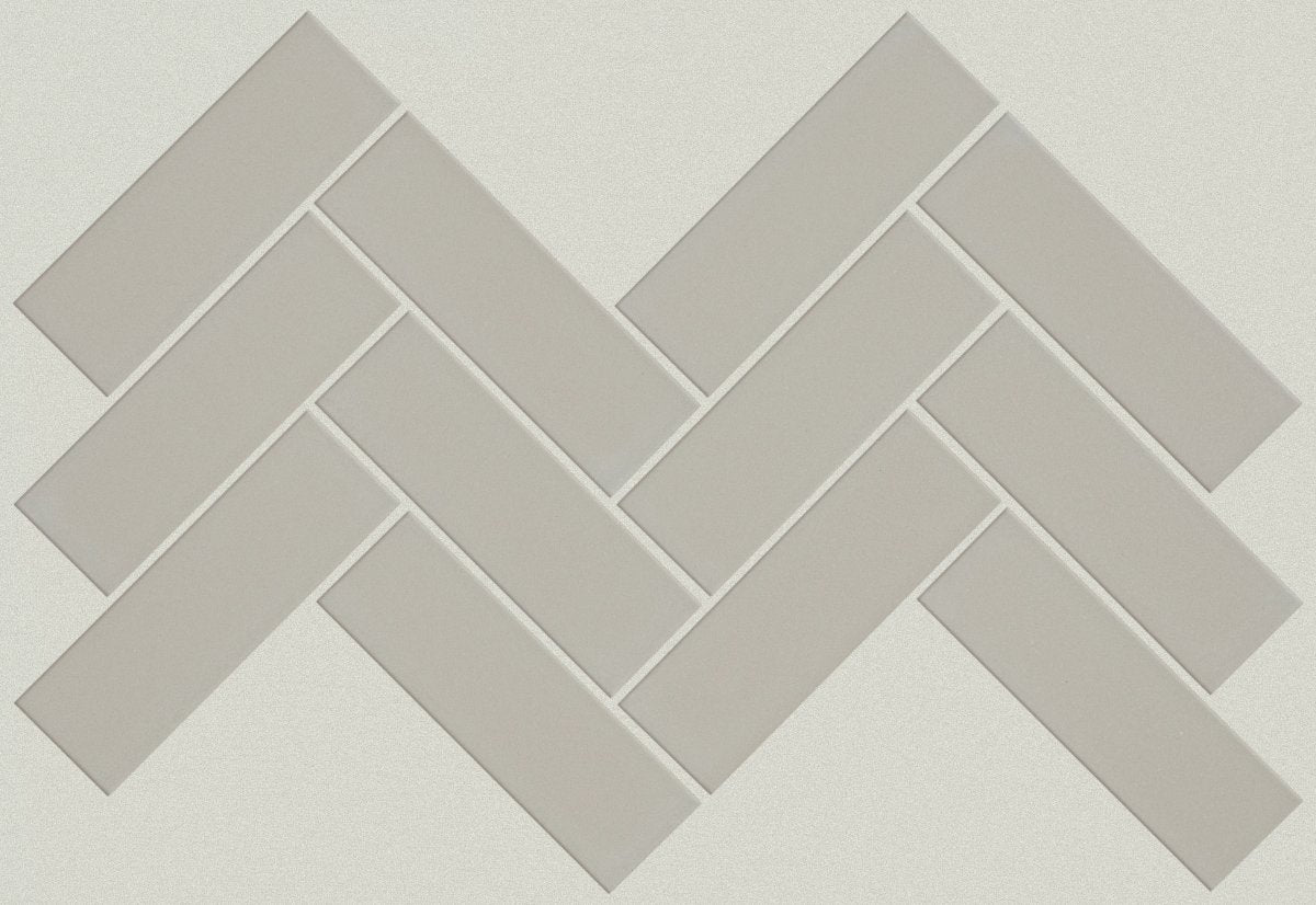 Shaw Grandeur Herringbone Matte Porcelain Tile Sage