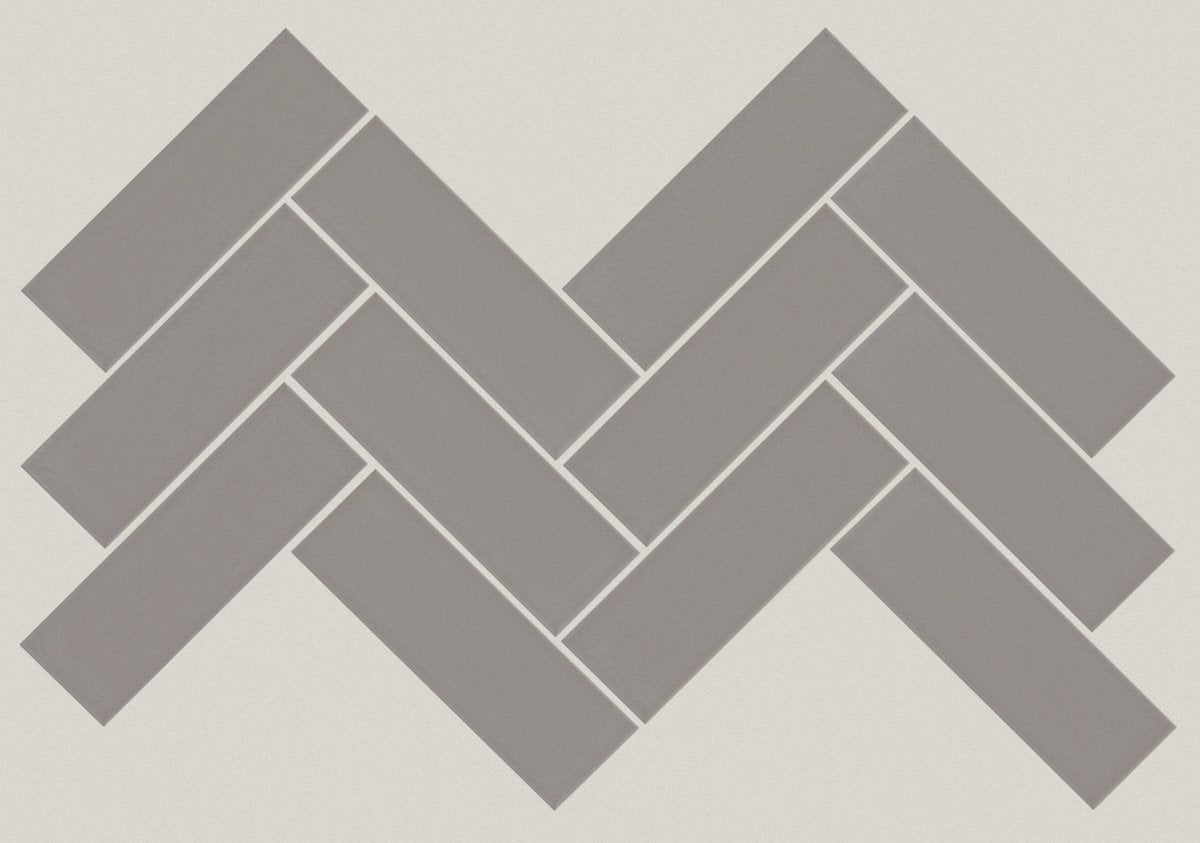 Shaw Grandeur Herringbone Matte Porcelain Tile Taupe