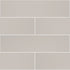Shaw Grandeur Matte Ceramic Tile 4x16 Warm Grey