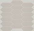 Shaw Grandeur Picket Gloss Porcelain Tile Warm Grey