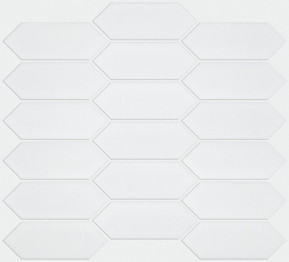 Shaw Grandeur Picket Matte Porcelain Tile White