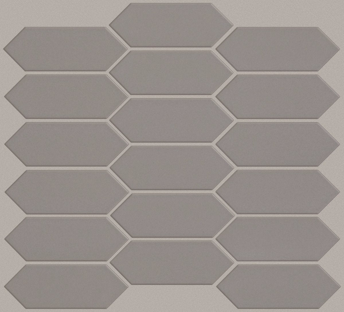 Shaw Grandeur Picket Matte Porcelain Tile Taupe
