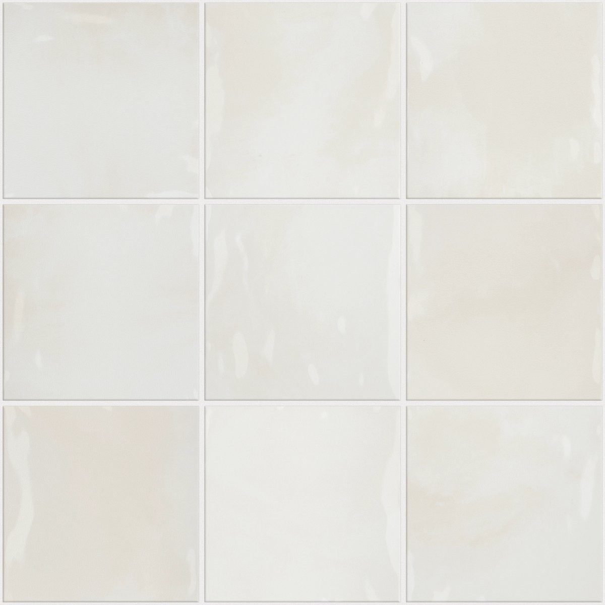 Shaw Eventide Gloss Ceramic Tile 6x6 Alba