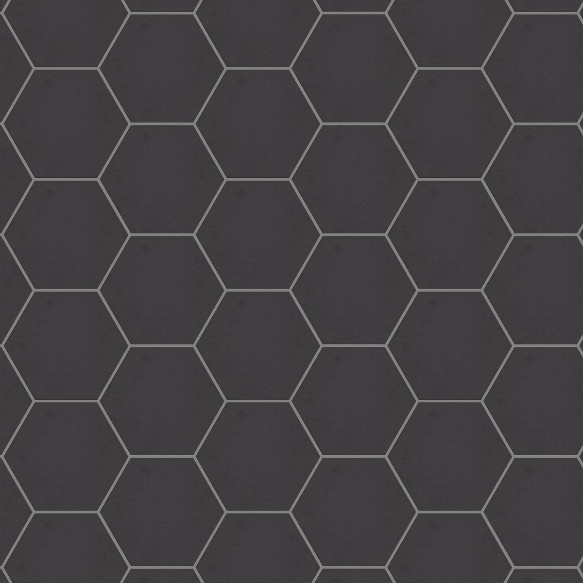 Shaw Point & Verge Porcelain Tile Solid Black