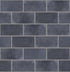 Shaw Halftone Gloss Porcelain Tile 4x8 Navy Sea