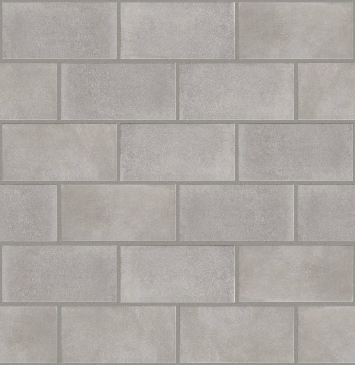 Shaw Halftone Gloss Porcelain Tile 4x8 Grey Vetiver