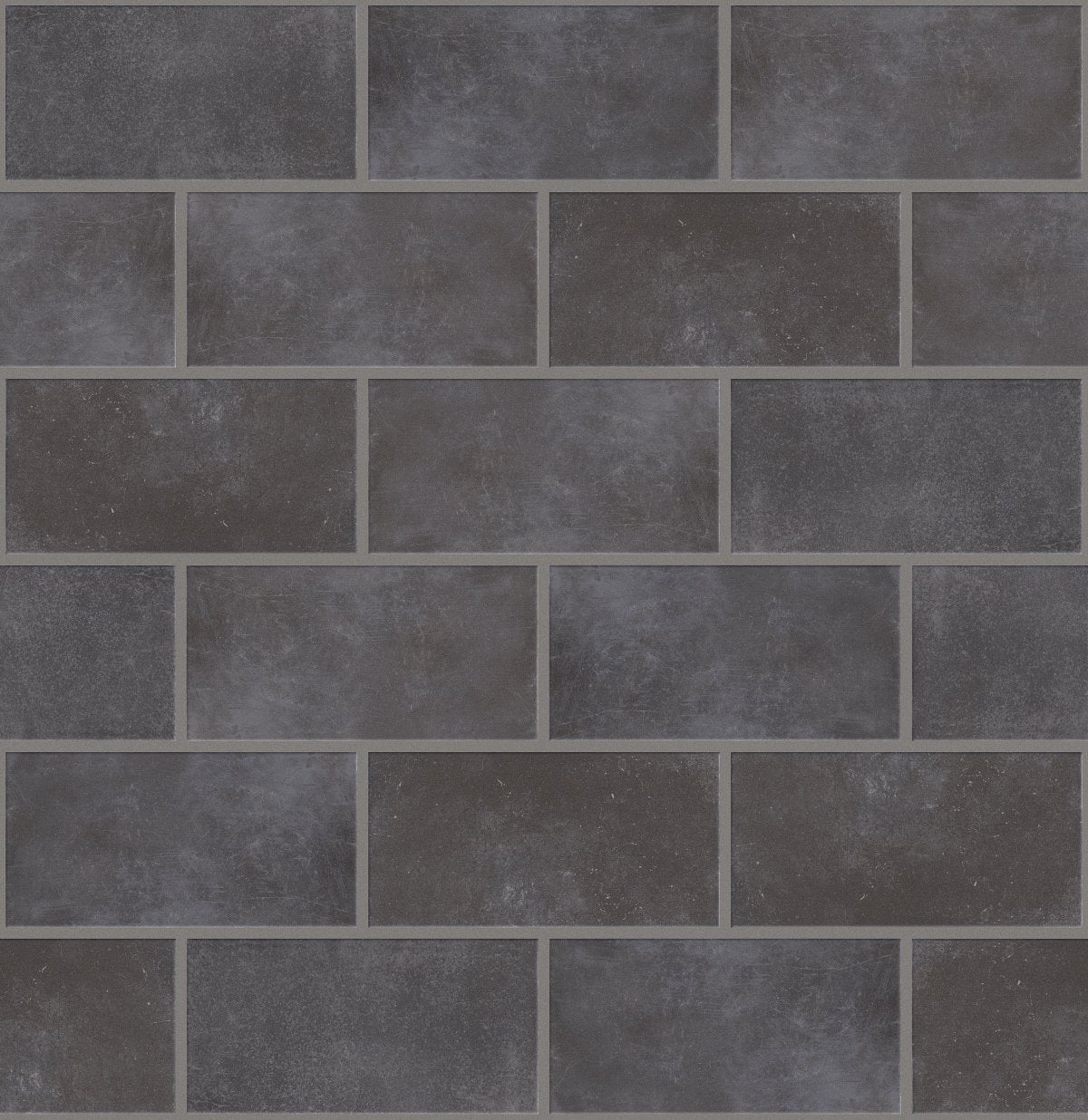 Shaw Halftone Gloss Porcelain Tile 4x8 Black Storm
