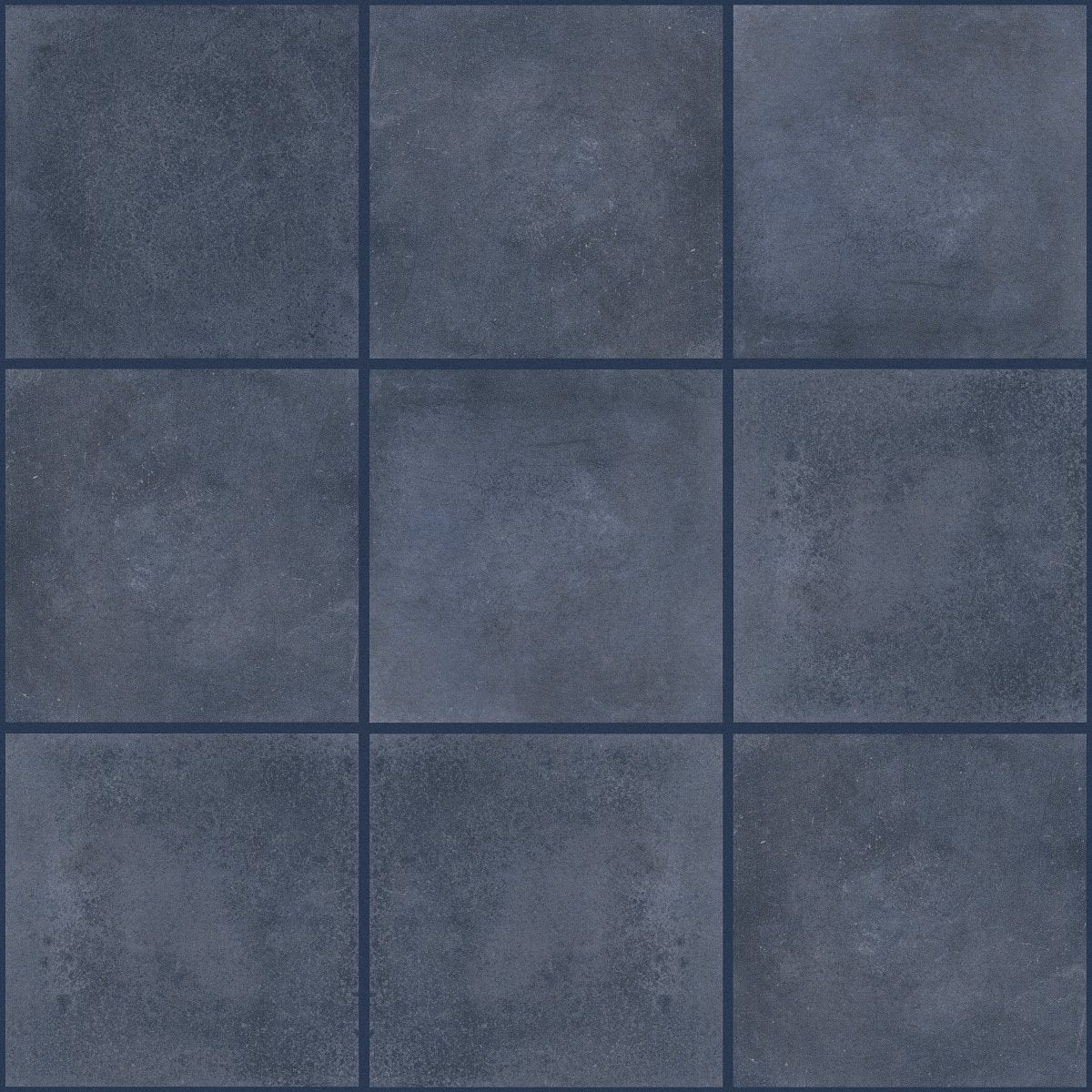 Shaw Halftone Gloss Porcelain Tile 8x8 Navy Sea