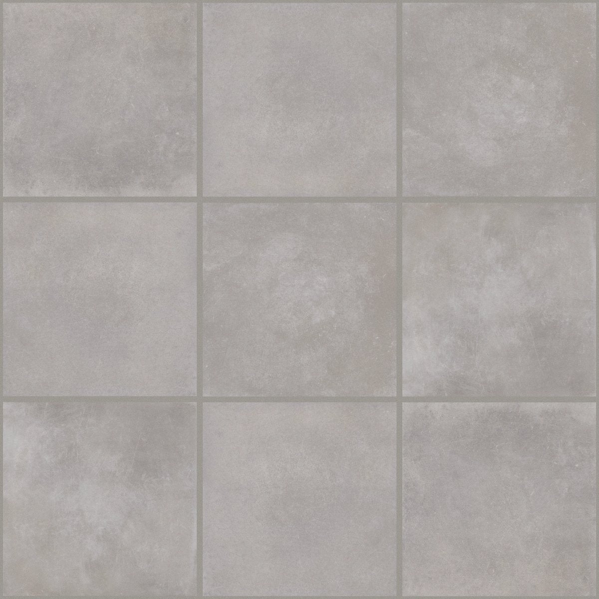 Shaw Halftone Gloss Porcelain Tile 8x8 Grey Vetiver