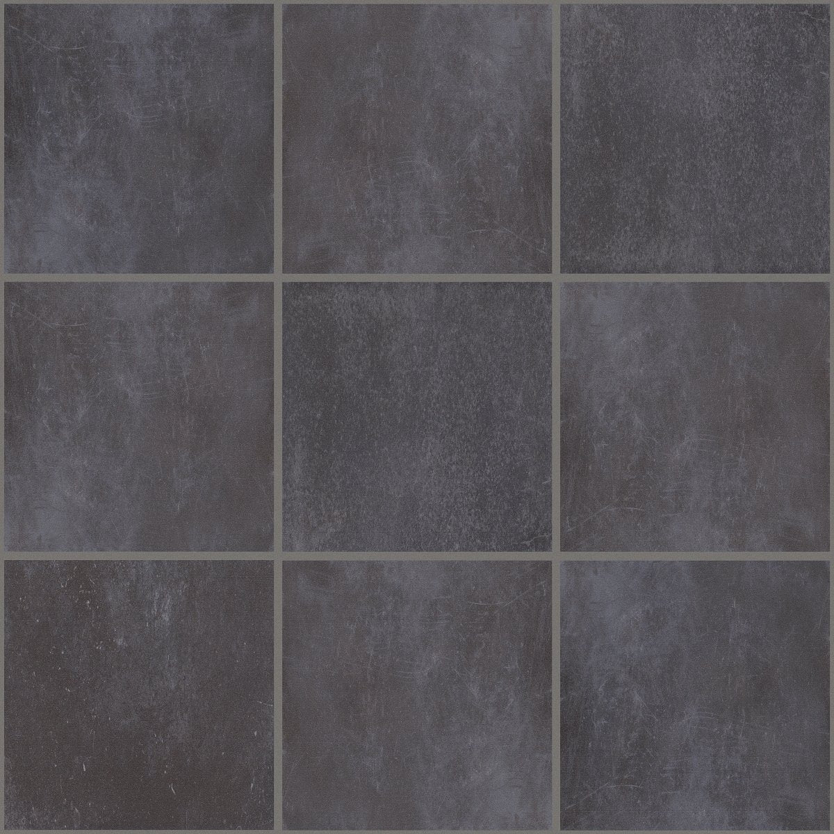 Shaw Halftone Gloss Porcelain Tile 8x8 Black Storm