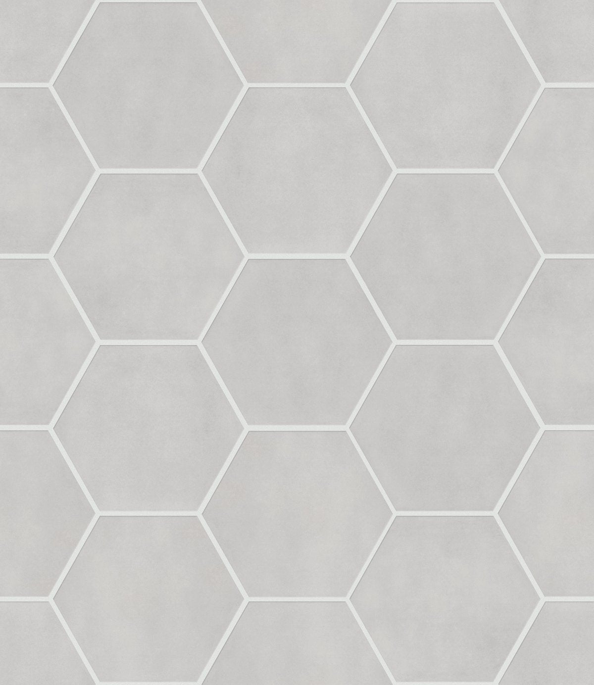 Shaw Halftone Esagona Gloss Porcelain Tile Cloud White