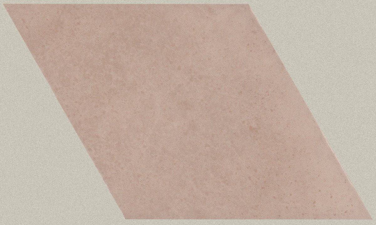 Shaw Halftone Rombo Gloss Porcelain Tile Pink Velvet