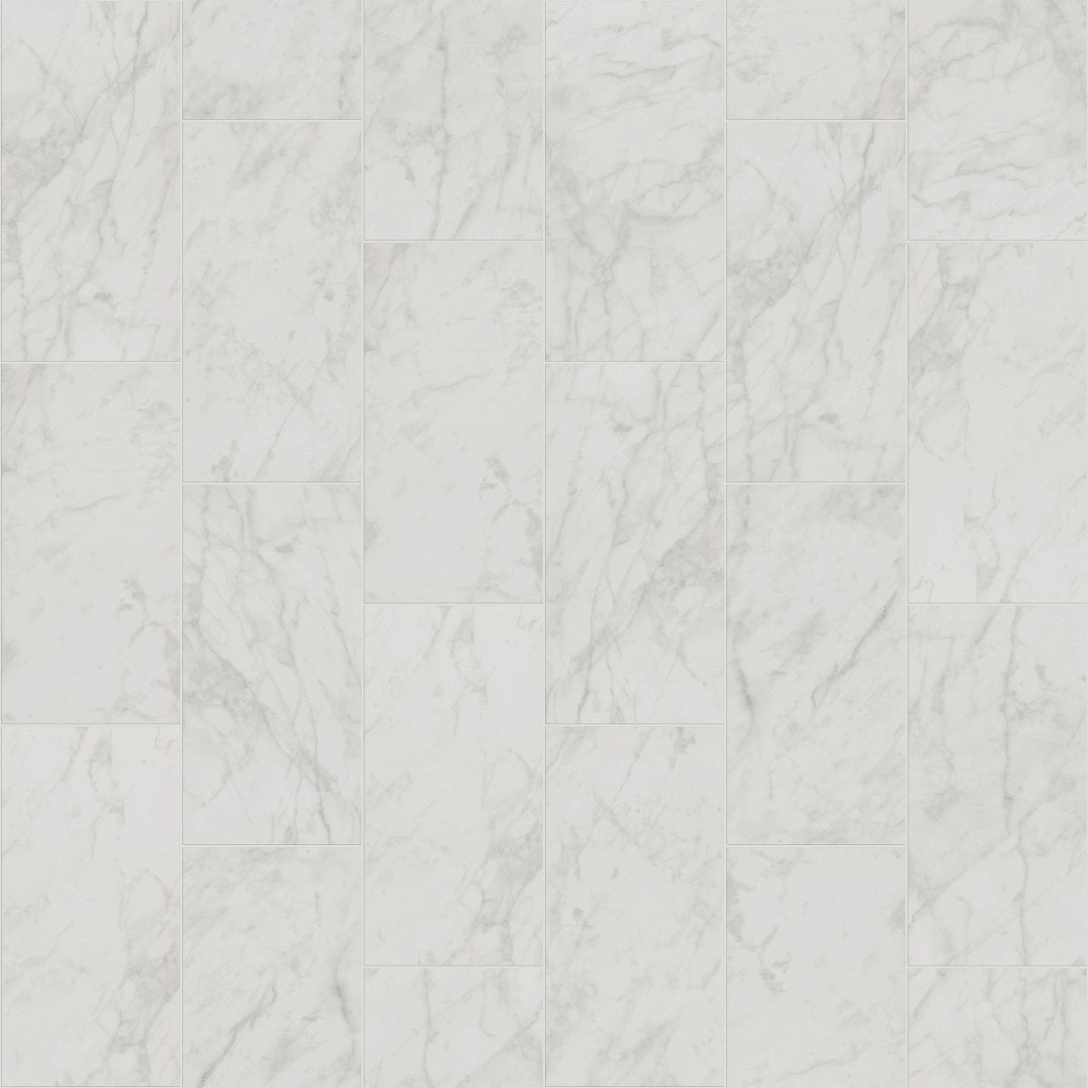 Shaw Prime Aura Polished Porcelain Tile 12x24 Carrara Abisso