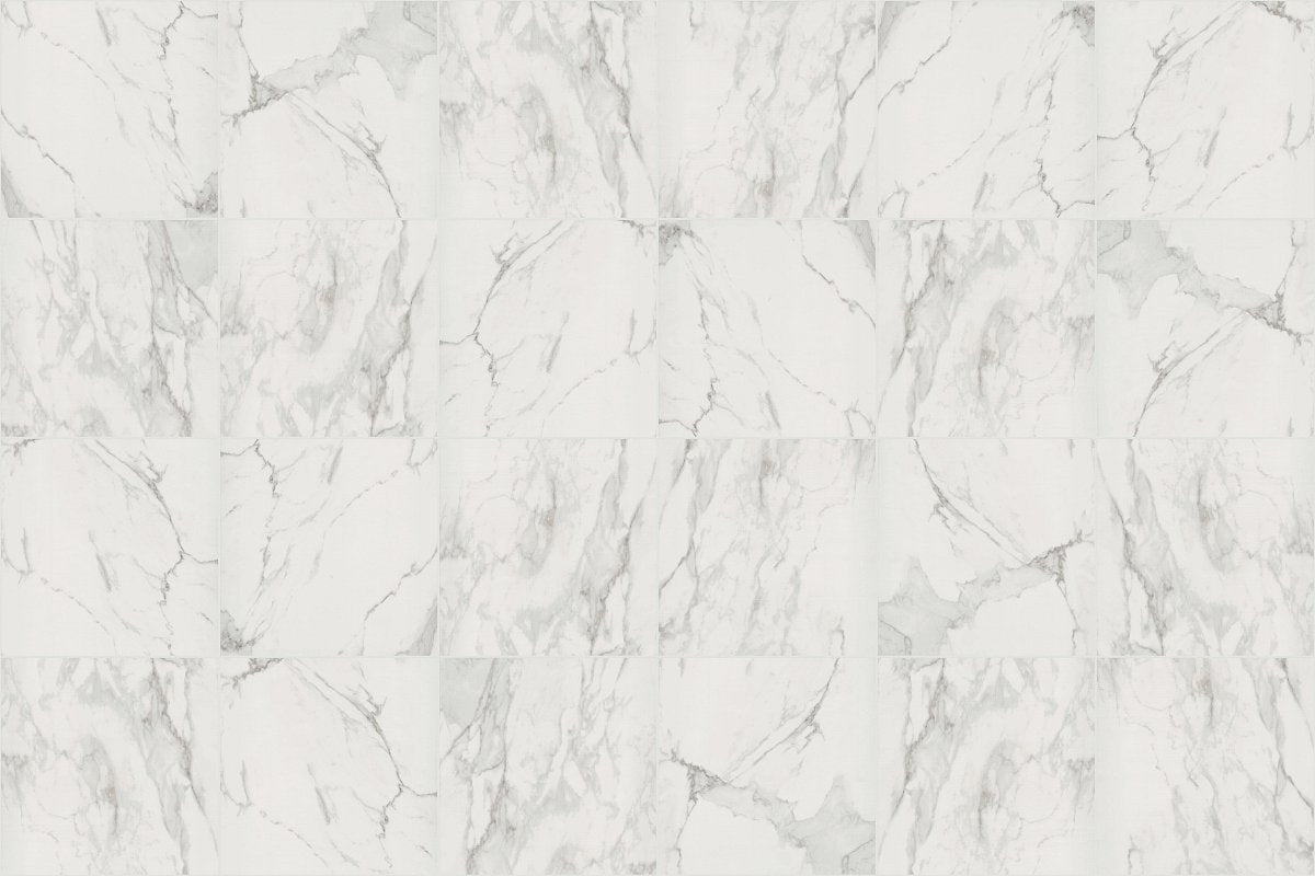 Shaw Prime Aura Polished Porcelain Tile 24x24 Statuario Brina