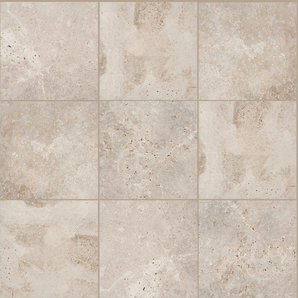 Shaw Basanite Legacy Porcelain Tile 16x16 Ivory
