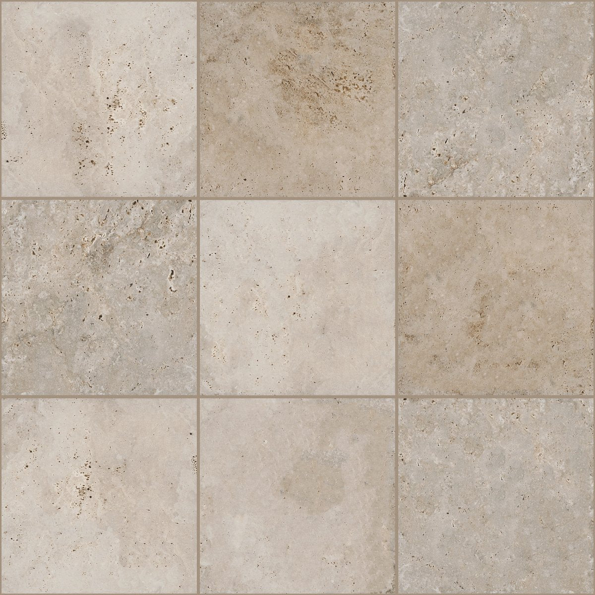 Shaw Basanite Legacy Slip-Resistant Porcelain Tile 16x16 Walnut