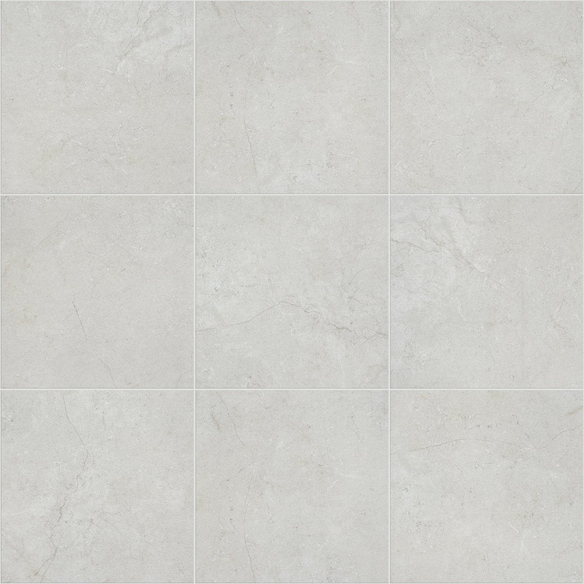 Shaw Pacific Ridge Porcelain Tile 18x18 White