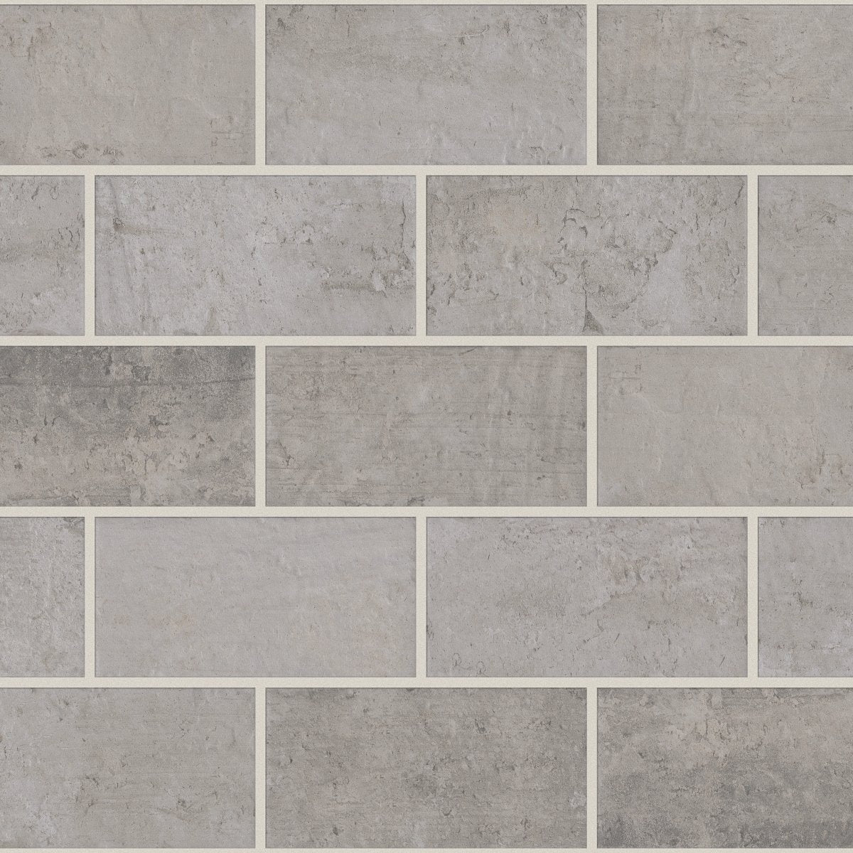 Shaw City Lights Matte Brick Porcelain Tile 4x8 Highrise Grey