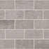 Shaw City Lights Matte Brick Porcelain Tile 4x8 Highrise Grey