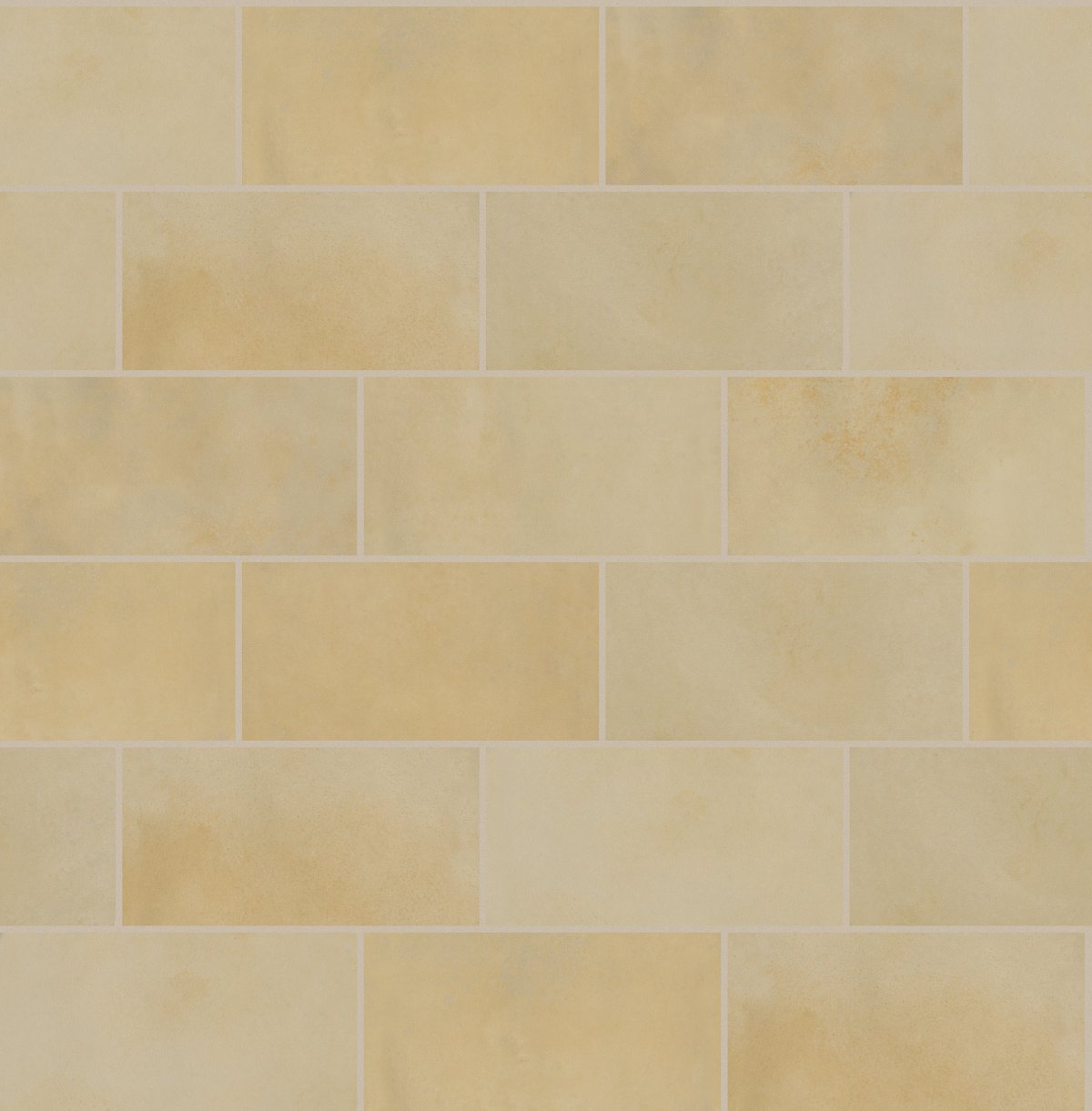 Shaw Kaleidoscope Brick Porcelain Tile 4x8 Lemon
