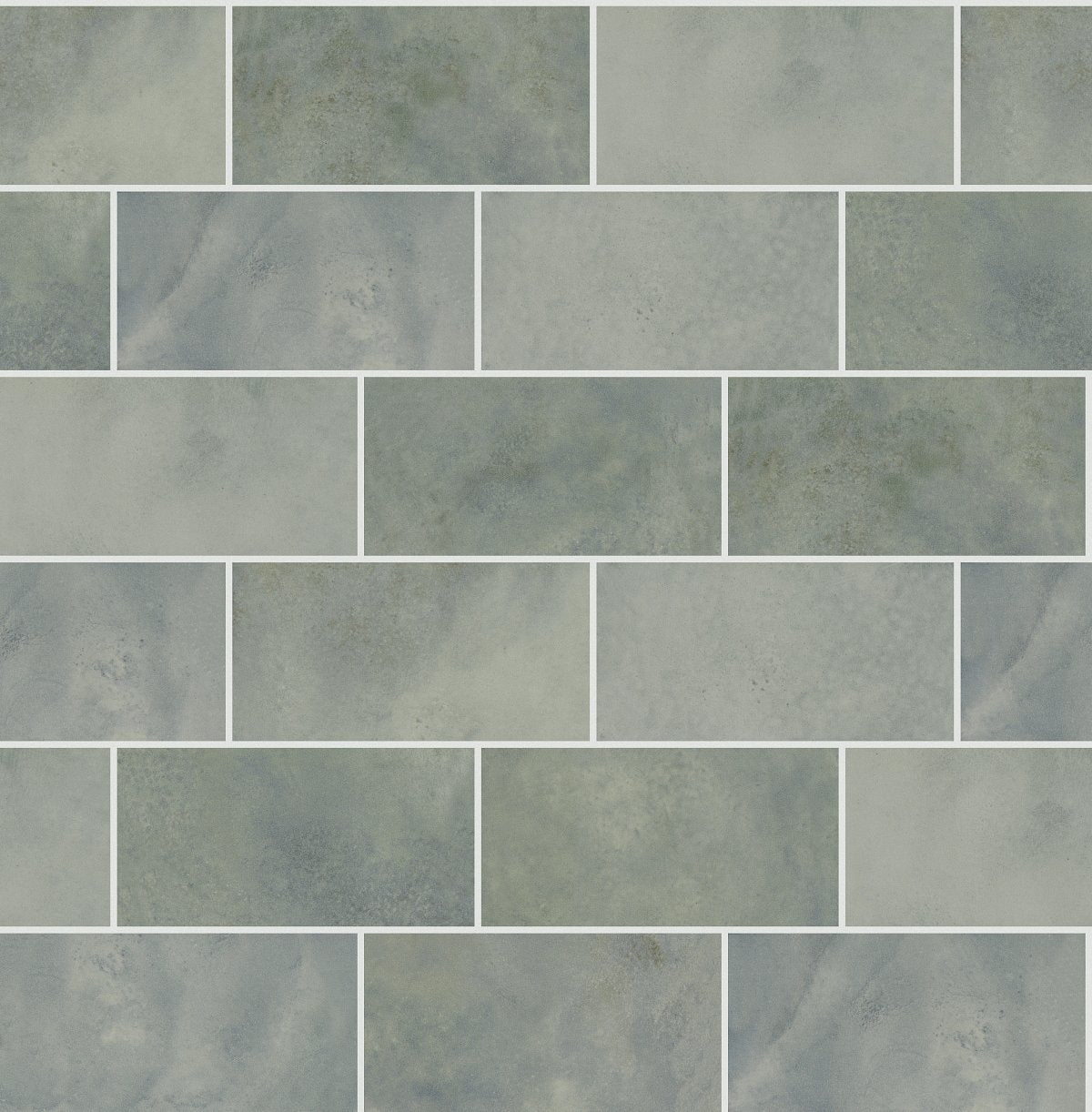 Shaw Kaleidoscope Brick Porcelain Tile 4x8 Sage