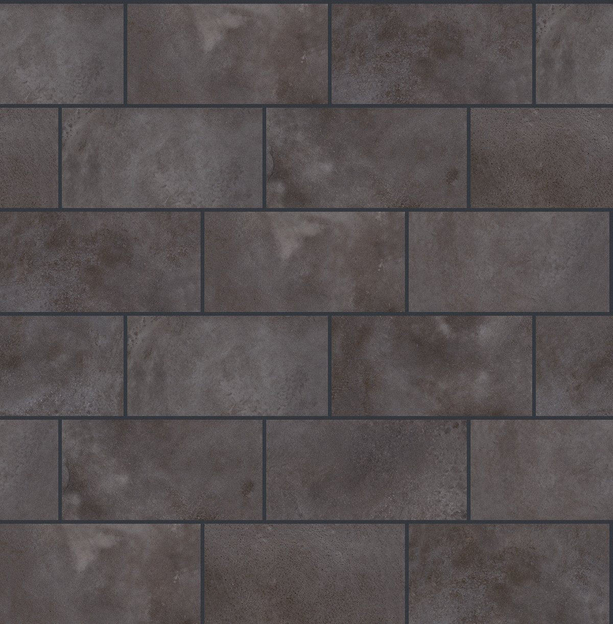 Shaw Kaleidoscope Brick Porcelain Tile 4x8 Obsidian
