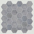 Shaw Kaleidoscope Hex Porcelain Tile 6x7 Powder Blue