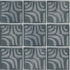 Shaw Kaleidoscope Square Design Porcelain Tile 8x8 Dusk Blue