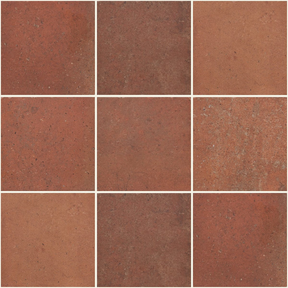 Shaw Tempest Slip-Resistant Porcelain Tile 16x16 Rust