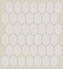 Shaw Format Elongated Hex Mosaic Porcelain Tile Eggshell