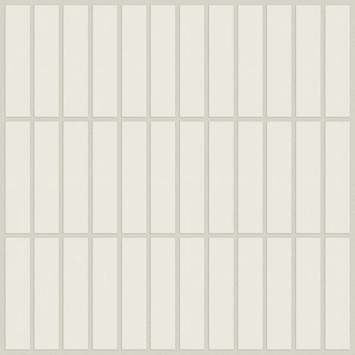 Shaw Format Stacked Mosaic Porcelain Tile Eggshell