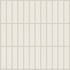 Shaw Format Stacked Mosaic Porcelain Tile Eggshell