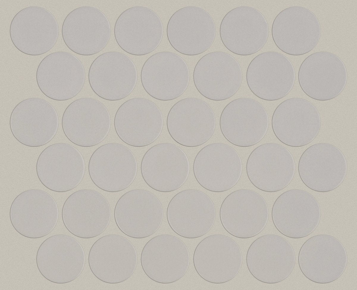 Shaw Format Large Penny Round Mosaic Porcelain Tile Concrete