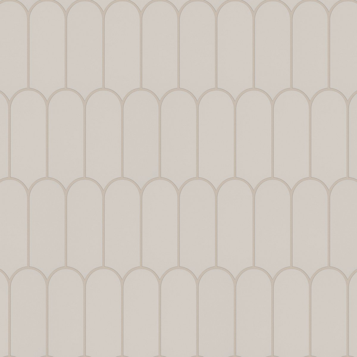 Shaw Tetra Elongated Fan Porcelain Tile Linen