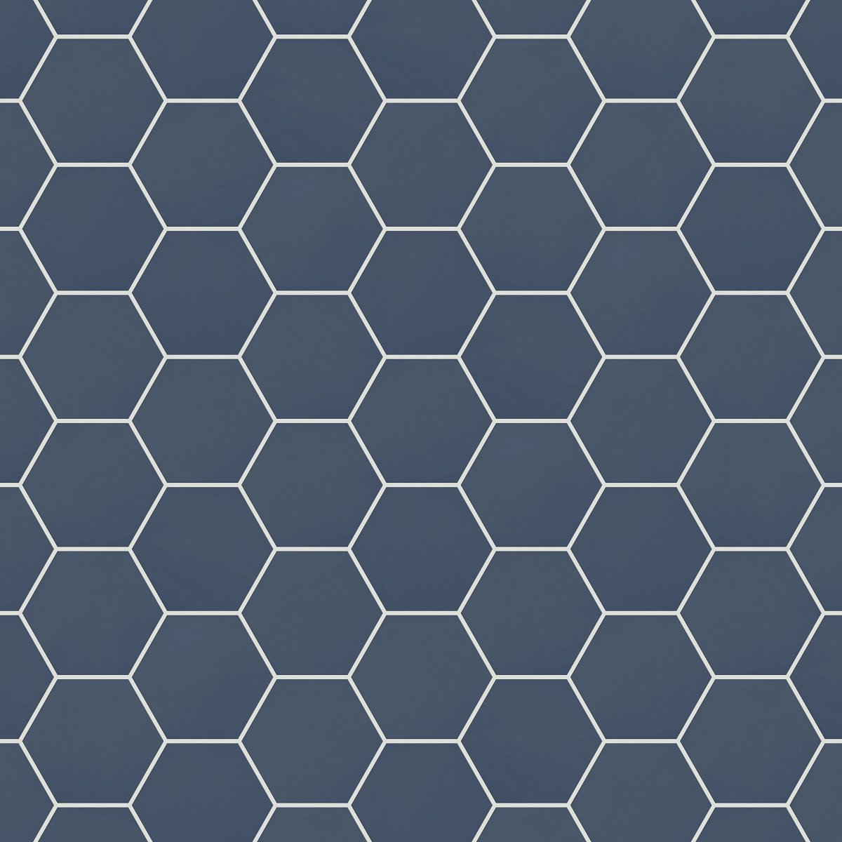 Shaw Tetra Hex Porcelain Tile 5x6 Navy