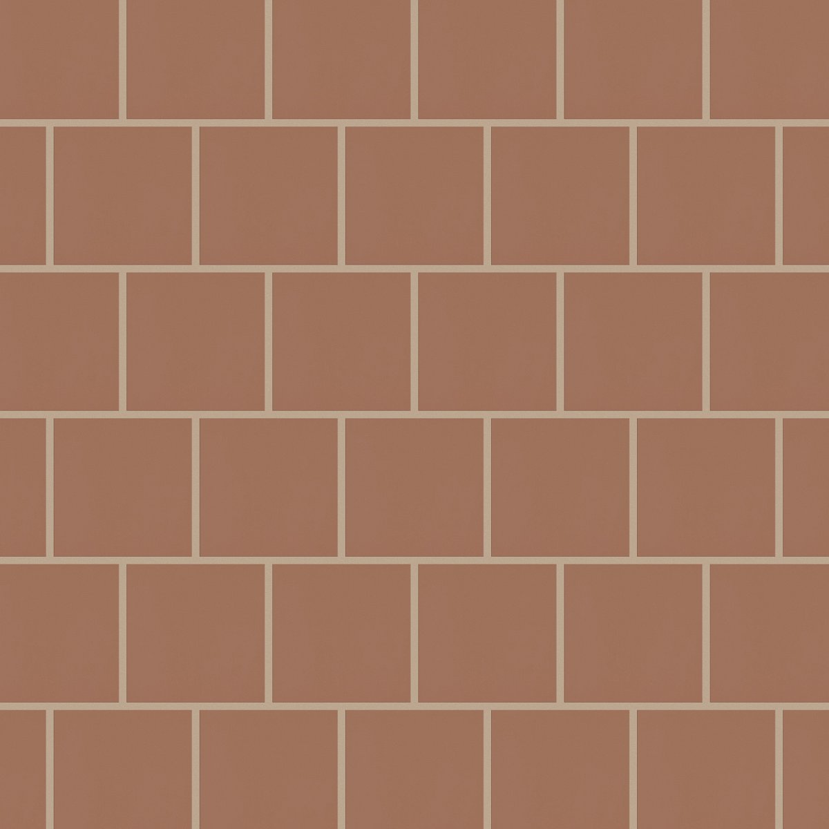 Shaw Tetra Square Porcelain Tile 6x6 Terracotta