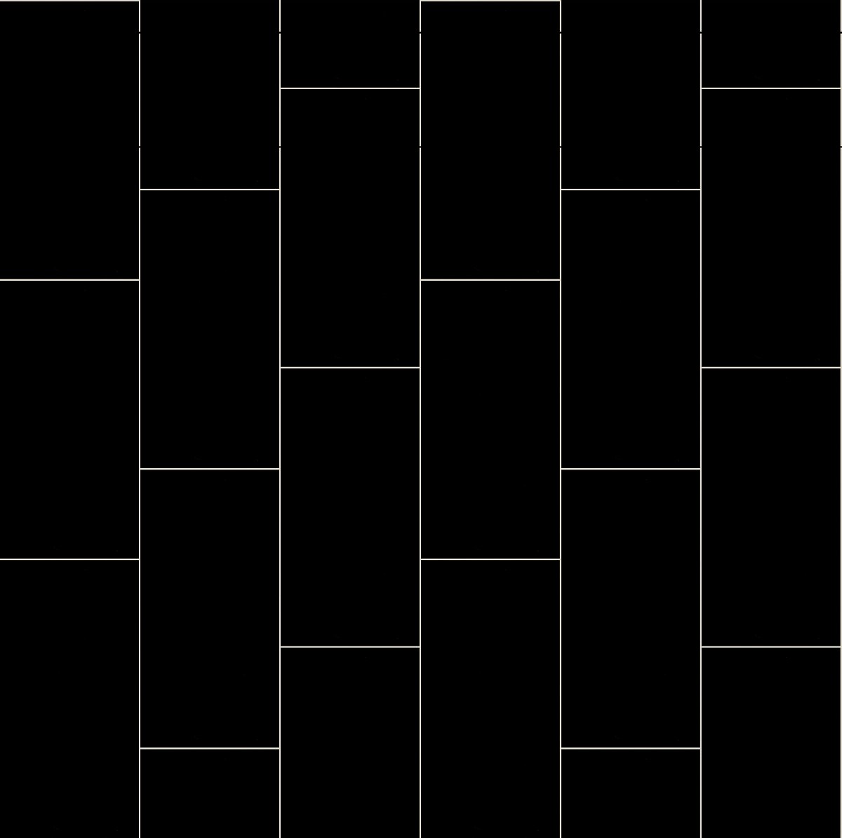 Shaw Domino Polished Porcelain Tile 12x24 Black
