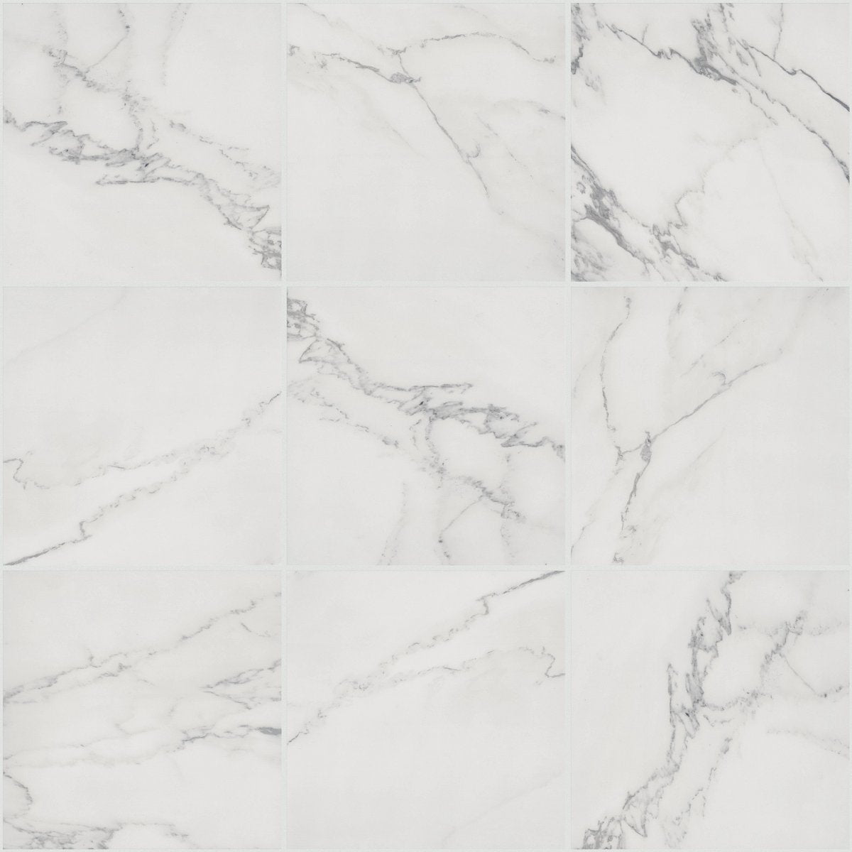 Shaw Enclave Porcelain Tile 13x13 Luxe Bianco
