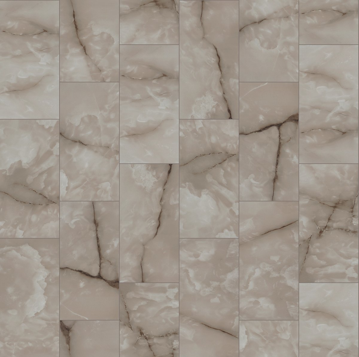 Shaw Astoria Polished Porcelain Tile 12x24 Mocha