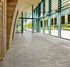 Marmoleum Vivace Surprising Storm 3420 commercial linoleum room scene