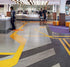 Marmoleum Real Serene Grey 3146 commercial linoleum room scene